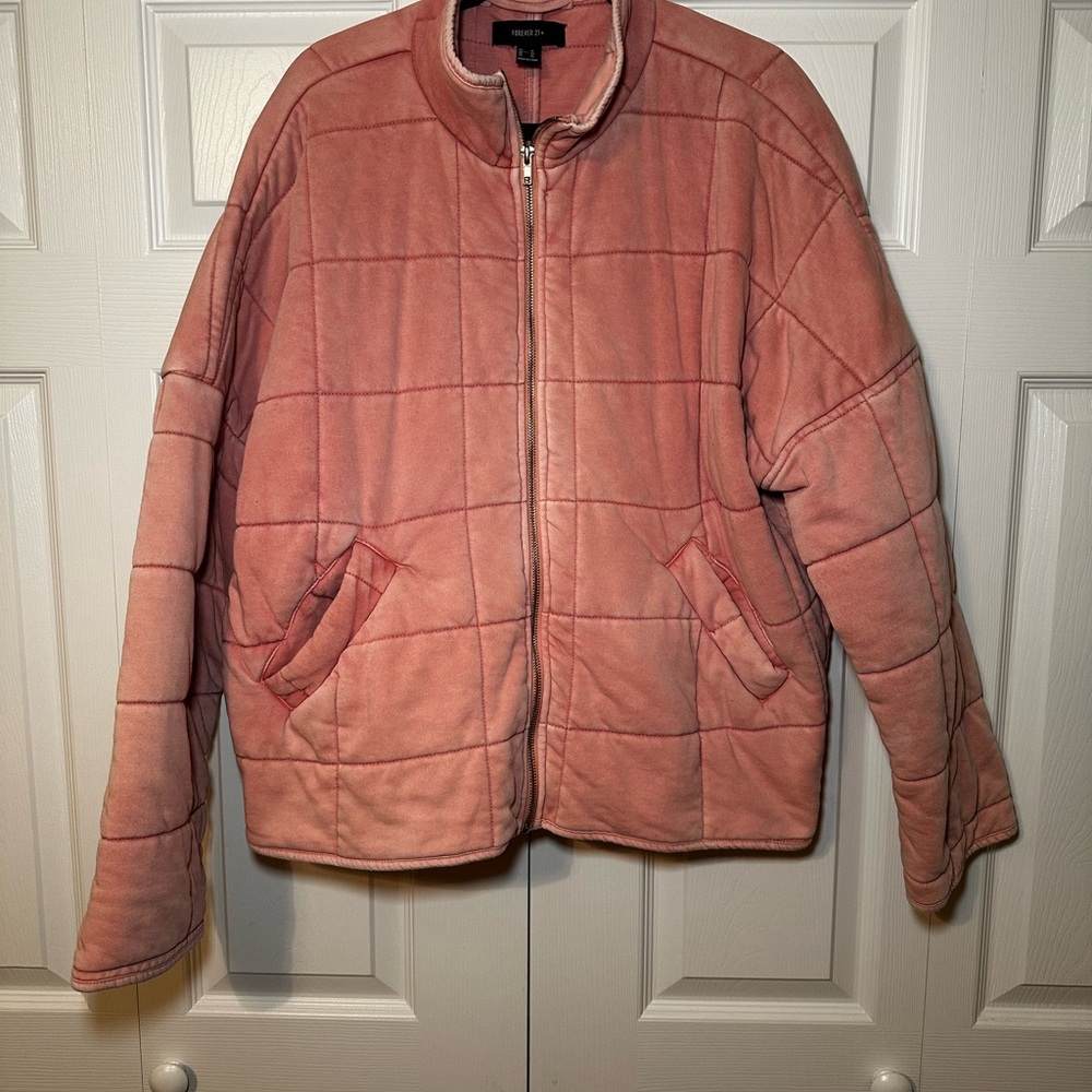 Forever 21 Pink Bomber Jacket